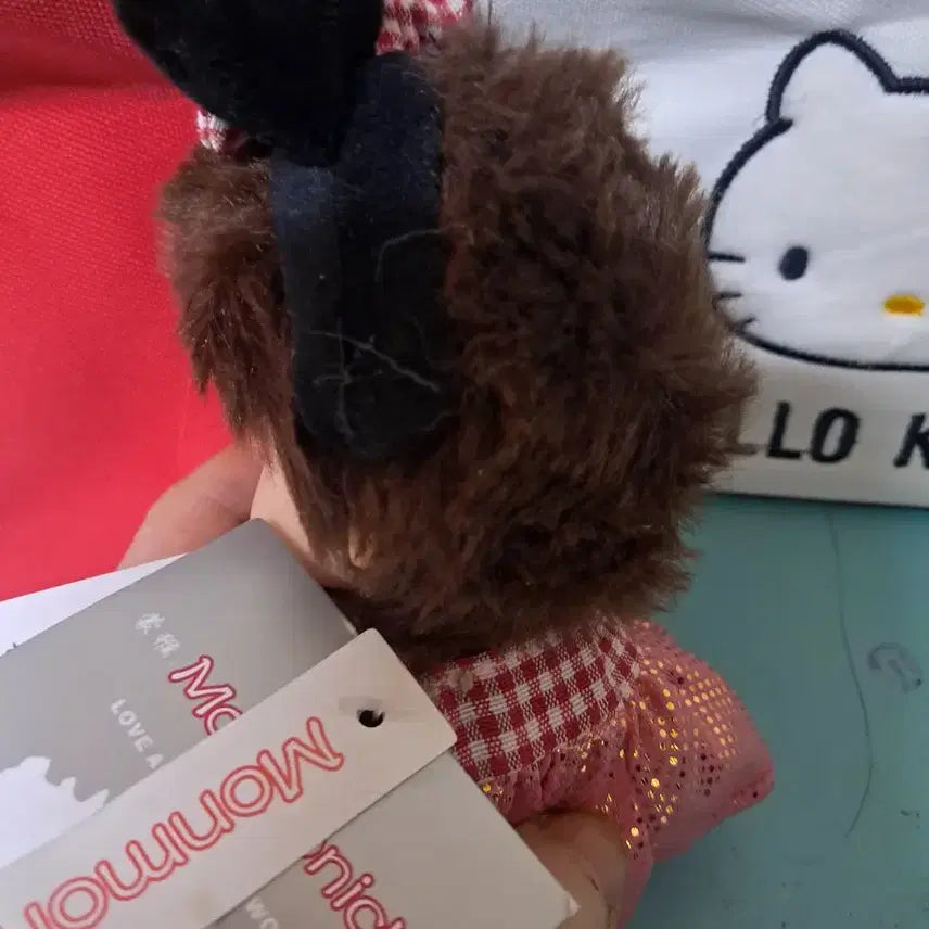 [BUNJANG] Monchhichi Mini Mouse Keychain / 미니마우스몬치치키링
