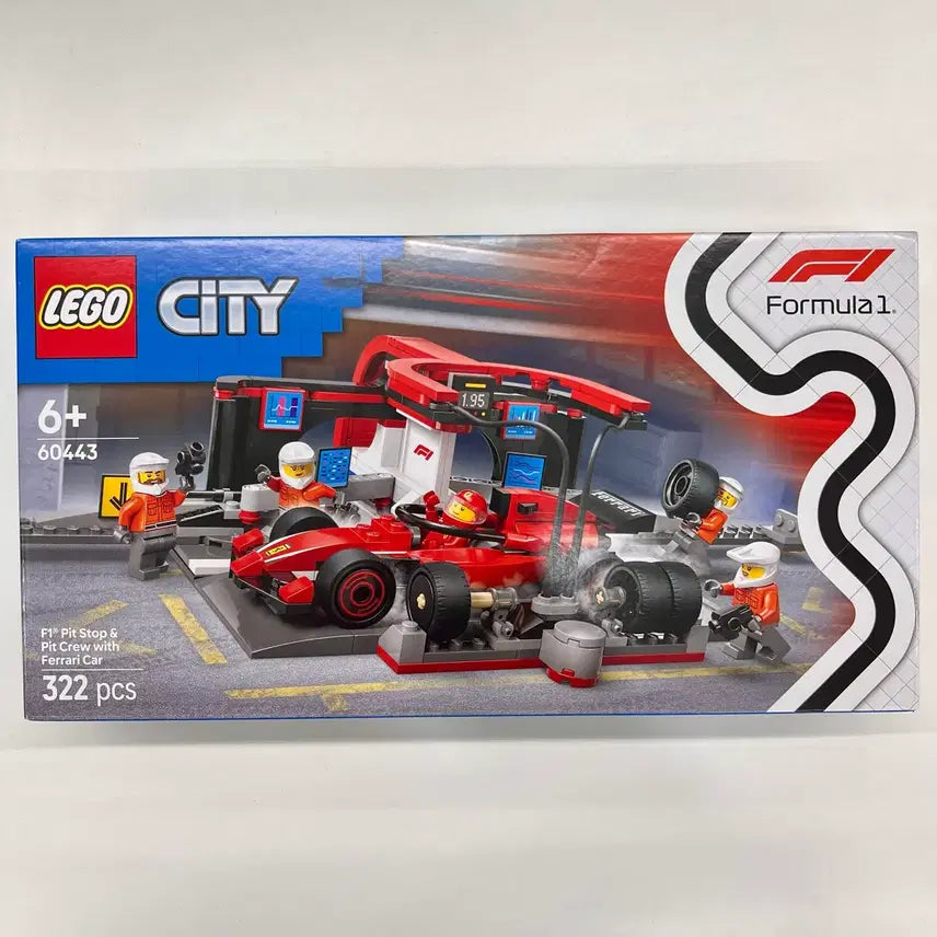 [BUNJANG] LEGO City 60443 F1 Ferrari Pit Stop Set / [MISB] 레고 시티 60443 F1 페라리 피트스탑 미개봉 새상품