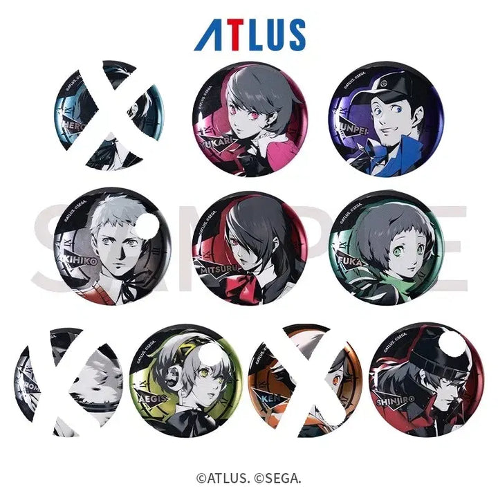 [BUNJANG] Persona 3 Reload Acrylic Badge - Protagonist, Akihiko Sanada, Shinjiro Aragaki, Aigis / 페르소나3 리로드 뱃지 주인공 사나다 아키히코 아마다 신지로 아이기스