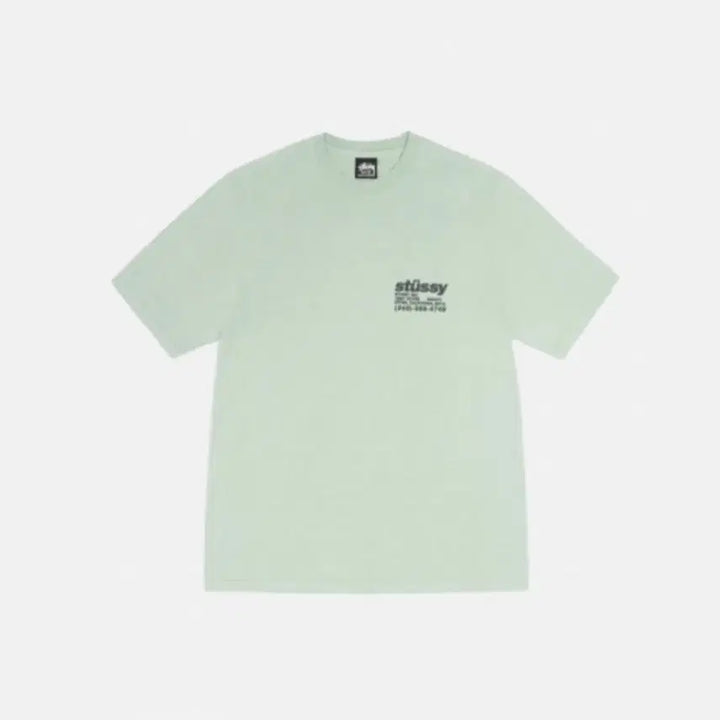 [BUNJANG] Stussy Short Sleeve T-shirt Granite Green / 스투시 반팔 M 그라나이트 그린