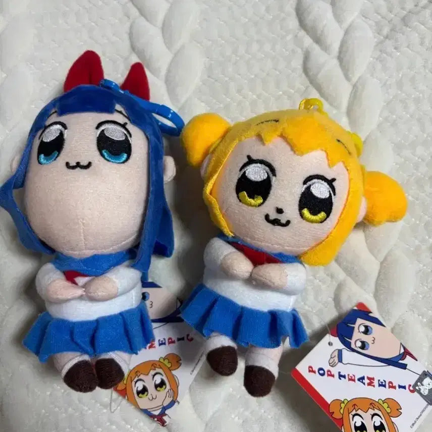 [BUNJANG] Pop Team Epic Popuko &amp; Pipimi Doll Bundle Set / 팝팀에픽 인형 일괄 포푸코 피피미