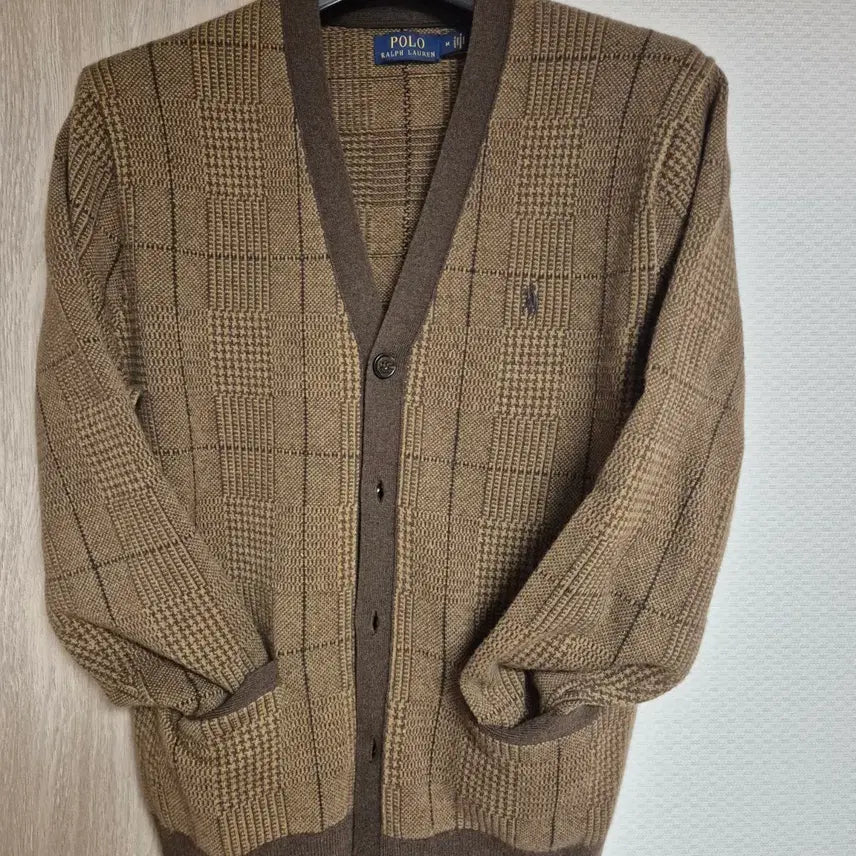 [BUNJANG] Polo Ralph Lauren Checked Pattern Cardigan M / 폴로 랄프로렌 체크 패턴 가디건 M팝니다.