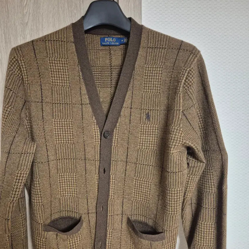 [BUNJANG] Polo Ralph Lauren Checked Pattern Cardigan M / 폴로 랄프로렌 체크 패턴 가디건 M팝니다.