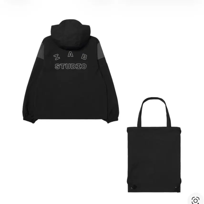 [BUNJANG] Iapp Studio Windbreaker + Eco Bag Set / 아이앱스튜디오 바람막이 + 에코백