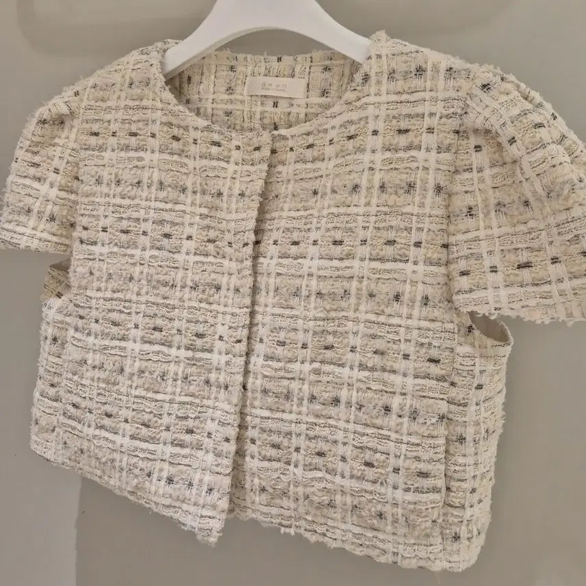 [BUNJANG] Puff Tweed Balloon Jacket / 퍼프 트위드 벌룬 자켓 been