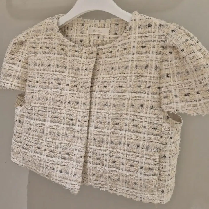 [BUNJANG] Puff Tweed Balloon Jacket / 퍼프 트위드 벌룬 자켓 been