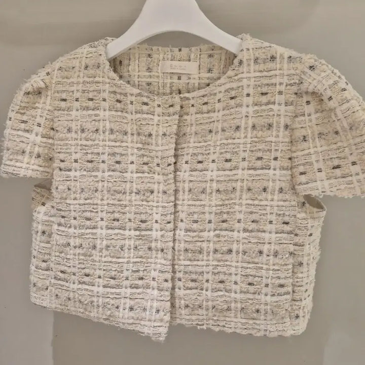 [BUNJANG] Puff Tweed Balloon Jacket / 퍼프 트위드 벌룬 자켓 been
