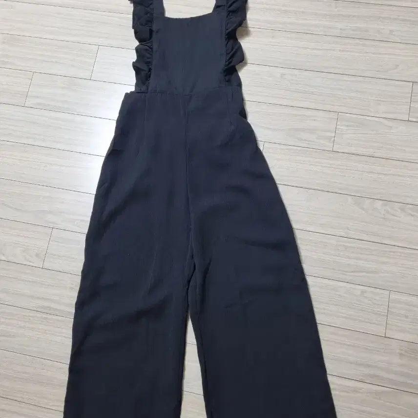 [BUNJANG] Black Wide Jumpsuit / 블랙와이드점프수트