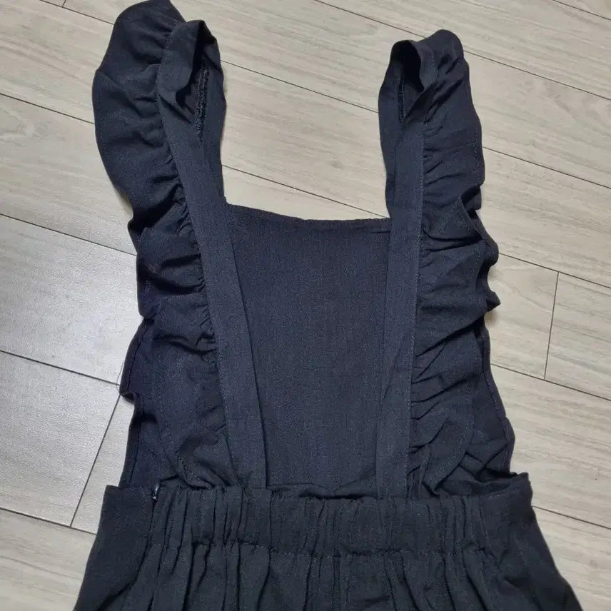 [BUNJANG] Black Wide Jumpsuit / 블랙와이드점프수트
