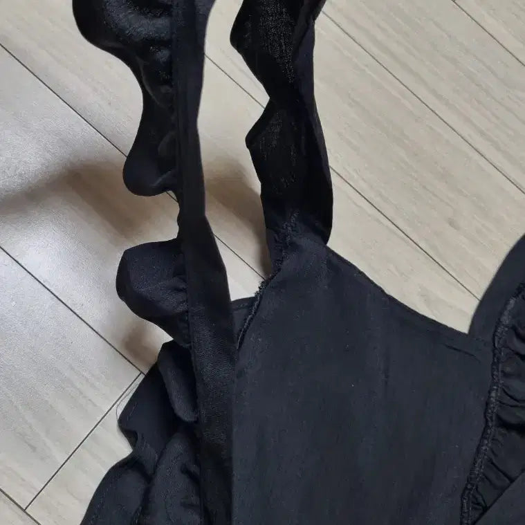 [BUNJANG] Black Wide Jumpsuit / 블랙와이드점프수트