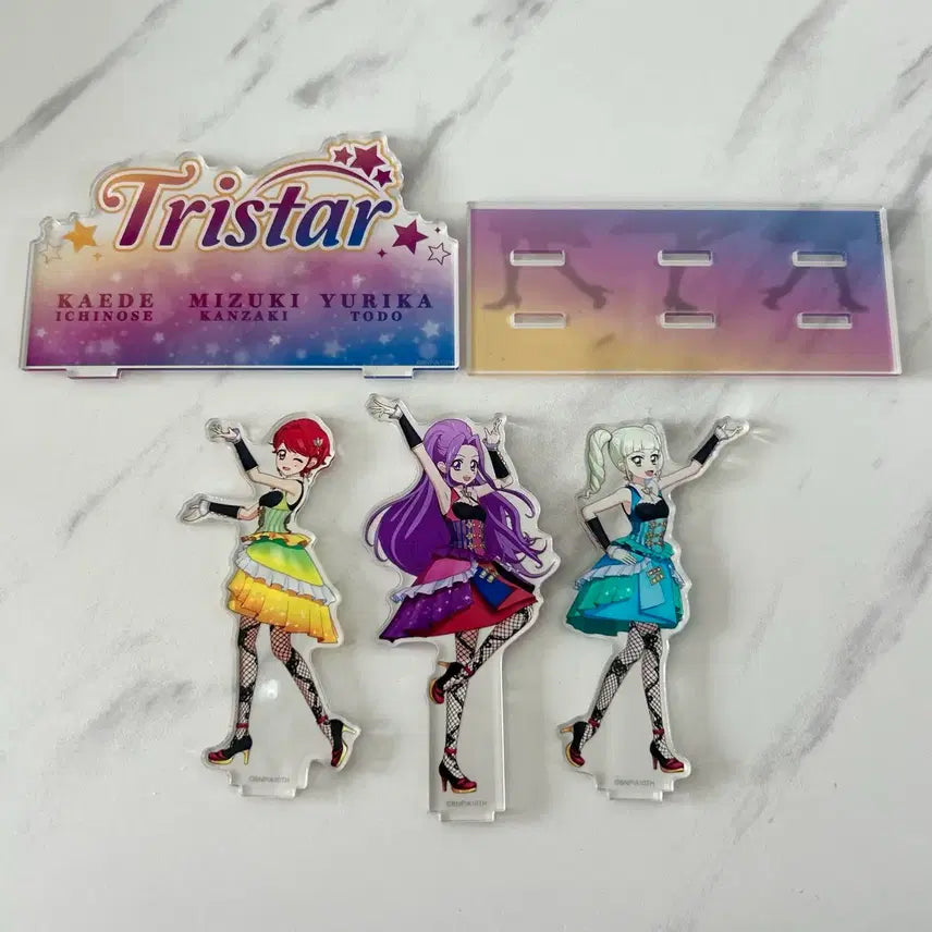 [BUNJANG] Aikatsu! Starlight Academy Mizuki Kaede Yurika Acrylic Stand / 아이카츠 아이엠스타 트라이스타 아크릴 스탠드 미즈키 카에데 유리카