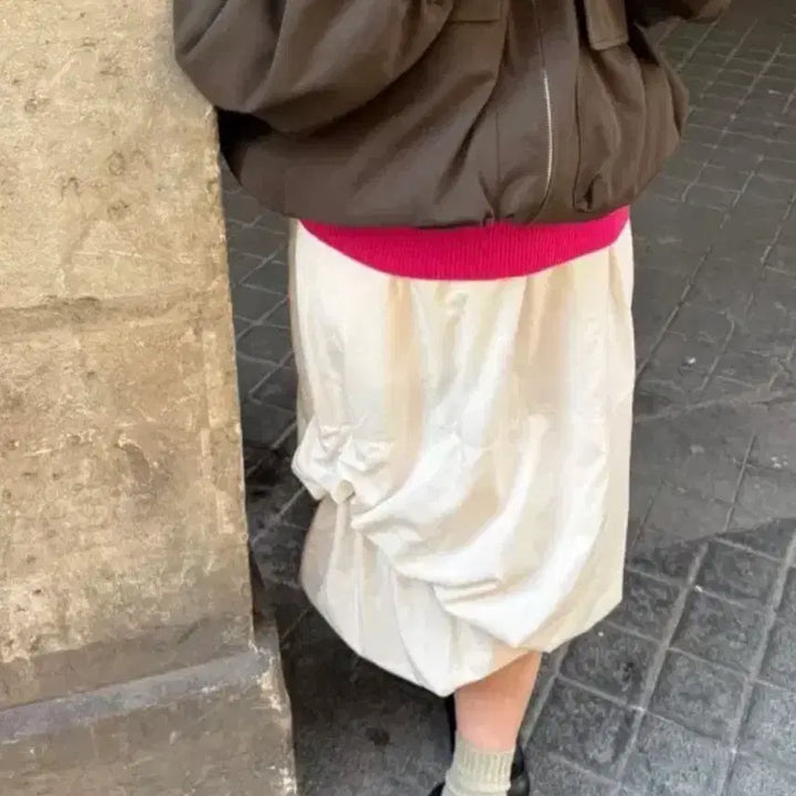 [BUNJANG] Ethos Hem Shirring Skirt / Ethos 에토스 헴 셔링 스커트