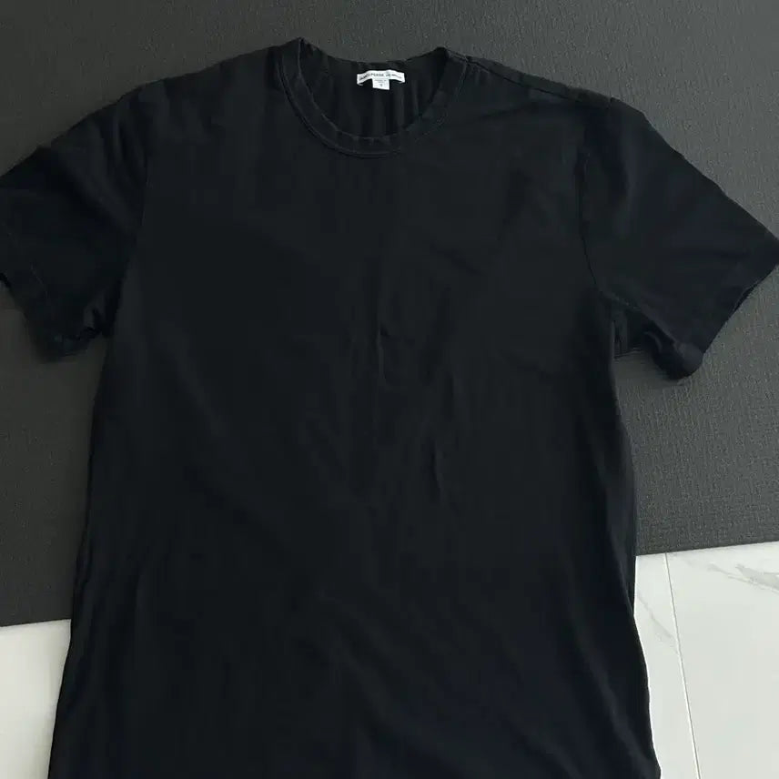 [SOLD OUT] 제임스펄스 / 스탠다드 크루넥 티 블랙 / 2size