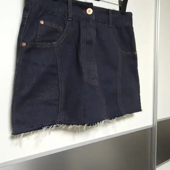 [BUNJANG] Lucky Chouette Denim Skirt Size 55 / 럭키슈에뜨 청치마