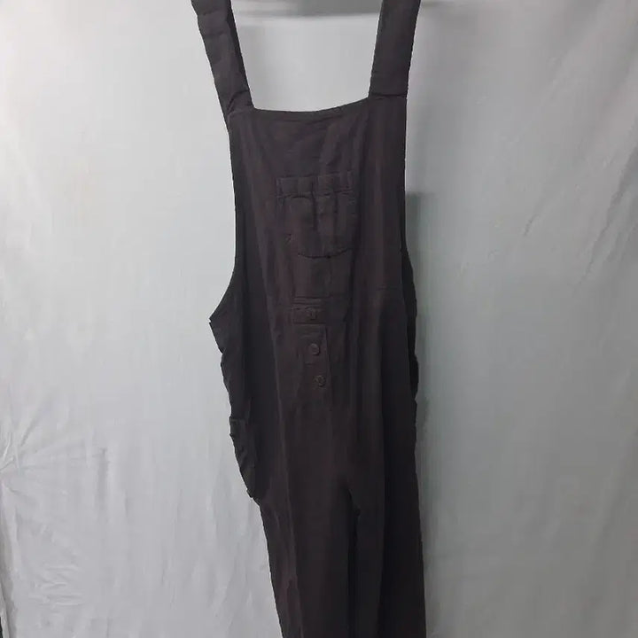 [BUNJANG] Brown Overalls Jumpsuit Dress - Plus Size / 브라운 멜빵 바지 점프수트 외 빅사이즈 원피스 개당