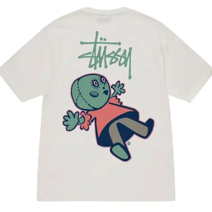 [BUNJANG] Stussy Dolly Pigment Dyed T-Shirt Natural / 스투시 돌리 피그먼트 다이드 티셔츠 내츄럴