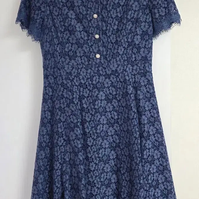 [BUNJANG] Lenibon Lace Dress Navy Size 66.5 / 레니본 레이스 원피스