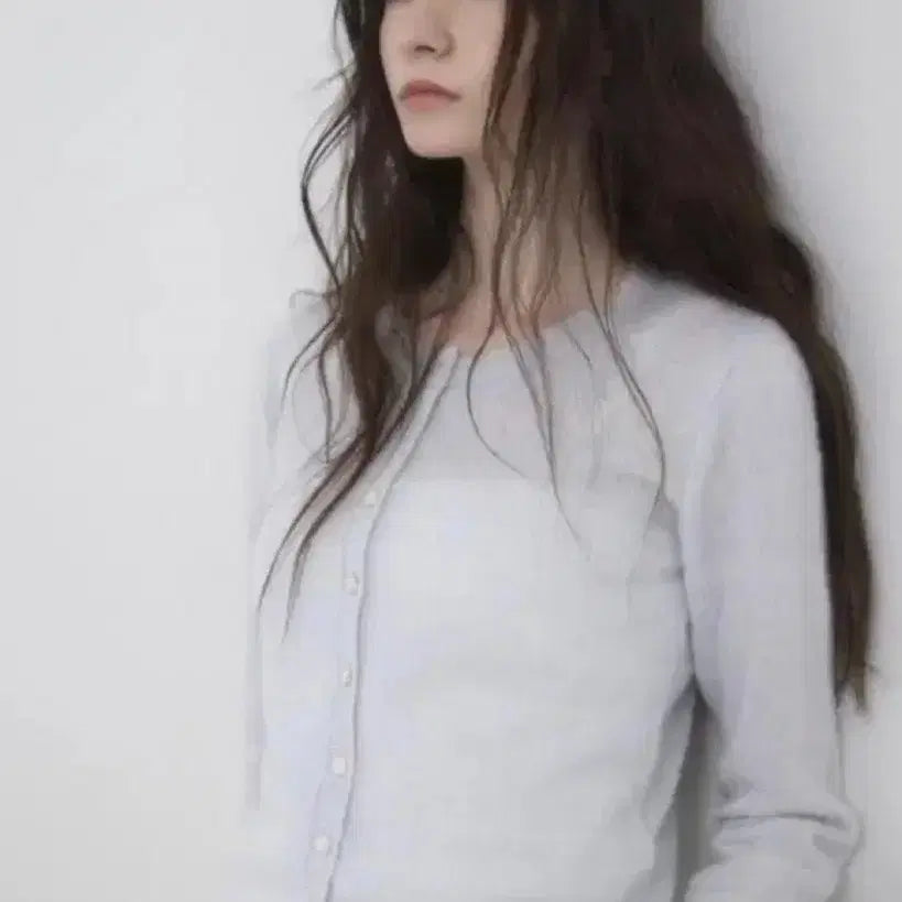 [BUNJANG] Yoonsulshop Kid Mohair Cardigan Sky Blue / 윤슬샵 키드모헤어 가디건 소라