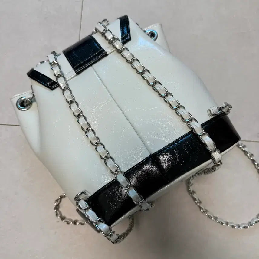 [BUNJANG] Cardinal Red Haua Bag Chain Shoulder Bag Mix / 카디널레드 하우아백 체인 숄더백 믹스 가방