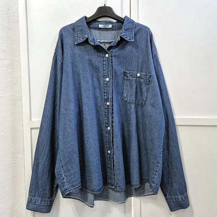 [BUNJANG] LAROOM Loose Fit Denim Shirt / LAROOM 라룸 루즈핏 데님 셔츠