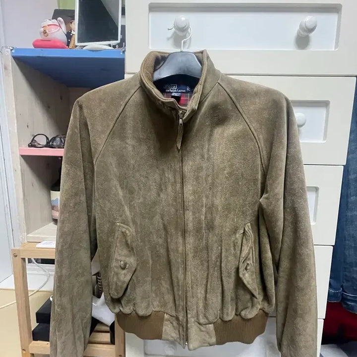[SOLD OUT] 폴로 랄프로렌 러프아웃 스웨이드 바라쿠타 해링턴 자켓 이종원자켓