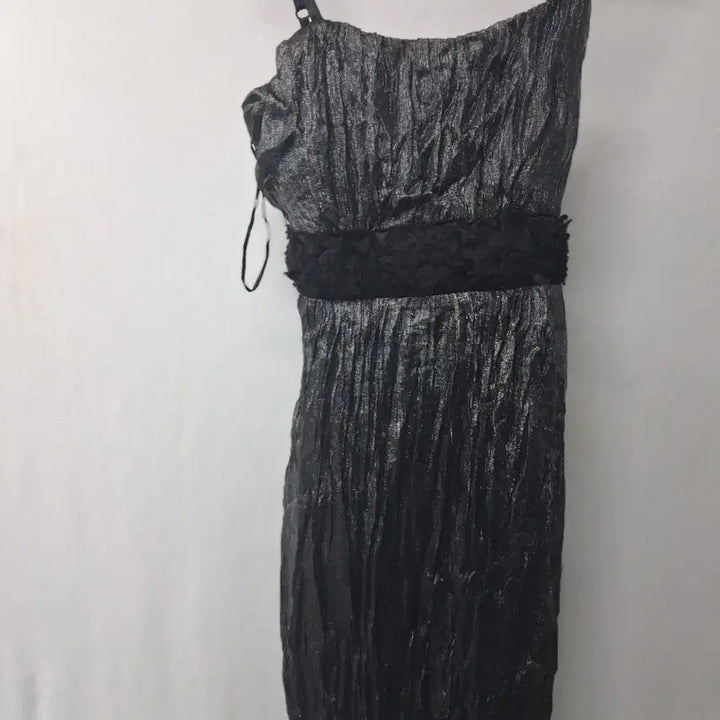 [BUNJANG] Black Shirring Mini Dress S / 블랙 셔링 끈 원피스 S 두가지 개당