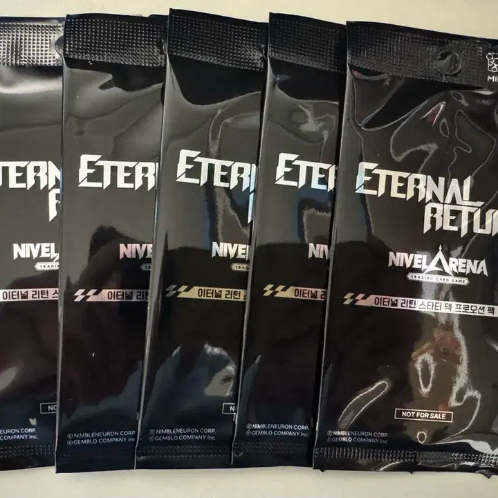 [BUNJANG] Eternal Return Nibel Arena Promotional Pack (5 Units) / 니벨아레나 이터널리턴 프로모 팩 5개