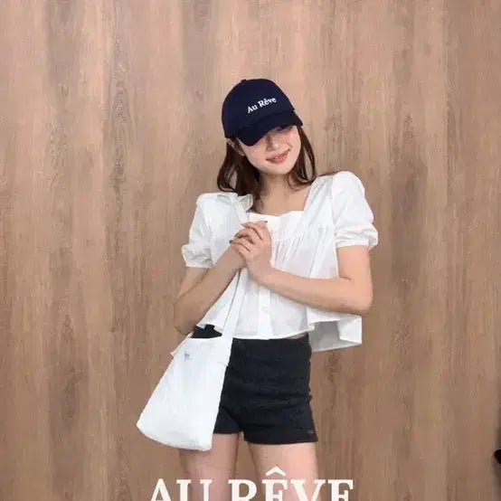 [BUNJANG] Ohev Poplin Blouse Top / 오헤브 포플린 탑 블라우스 새상품