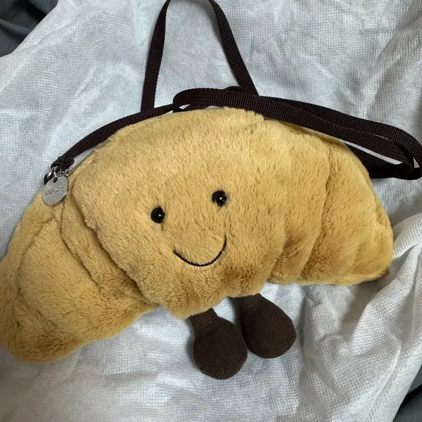 [BUNJANG] Jellycat Croissant Bag Plush / 젤리캣 크루아상 크로스백 가방 인형