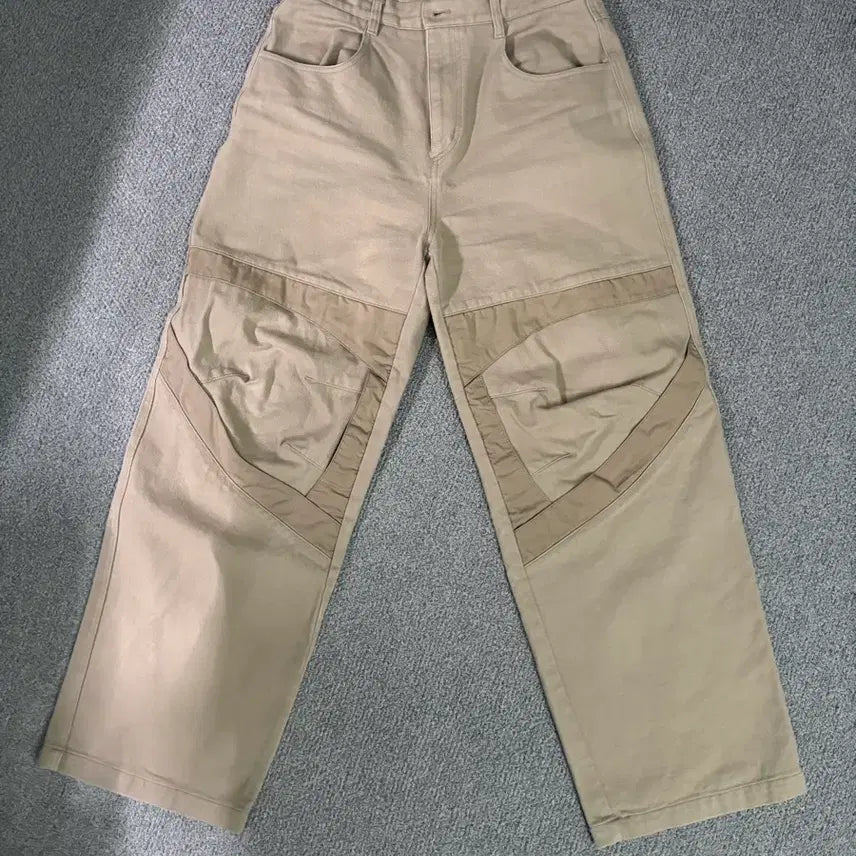 [BUNJANG] In Silence Device Contrast Pants Beige M / 인사일런스 디바이스 콘트라스트 팬츠  베이지 M
