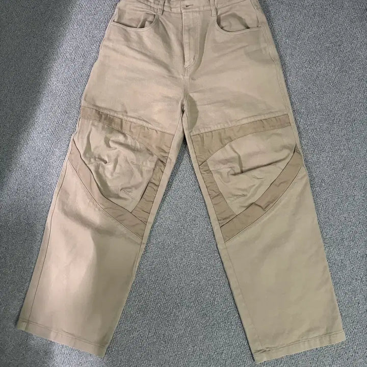 [BUNJANG] In Silence Device Contrast Pants Beige M / 인사일런스 디바이스 콘트라스트 팬츠  베이지 M