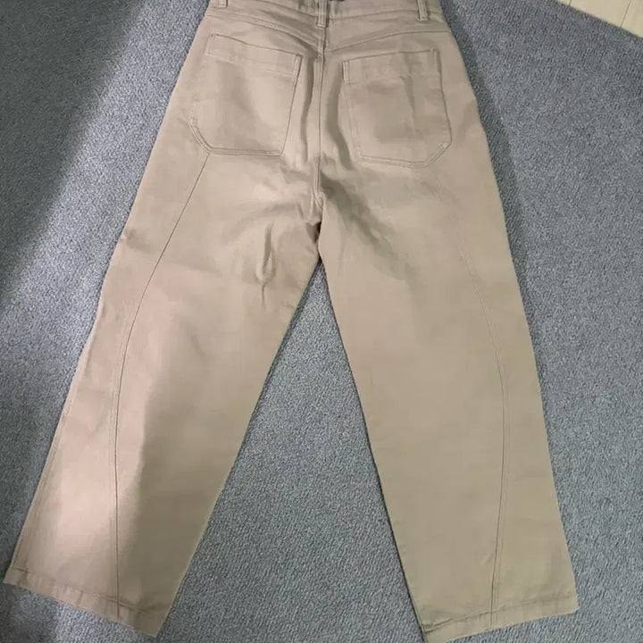 [BUNJANG] In Silence Device Contrast Pants Beige M / 인사일런스 디바이스 콘트라스트 팬츠  베이지 M