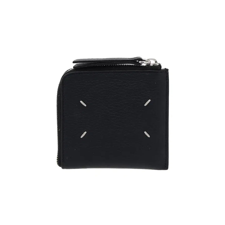 [BUNJANG] Maison Margiela Four Stitches Zipper Wallet Black Leather / 메종 마르지엘라 포 스티치 지퍼 지갑