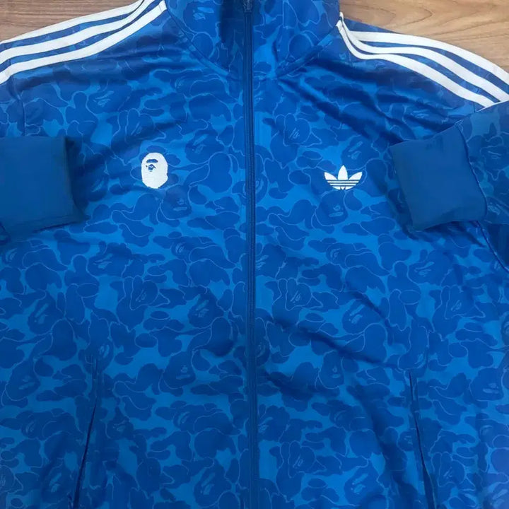[BUNJANG] Adidas x Bape Track Top Blue / 아디다스 x 베이프 트랙탑 블루