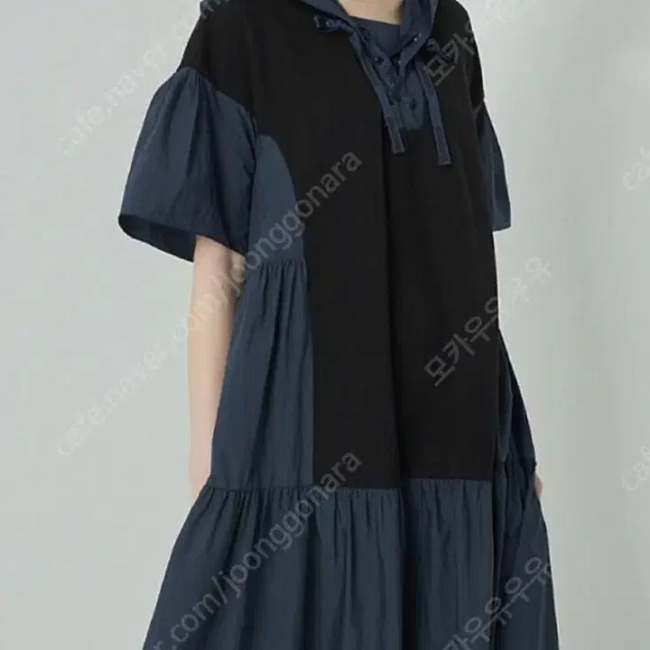 [BUNJANG] Ozscecon Hooded Dress Navy Size 55 / 오즈세컨 후드 드레스 원피스