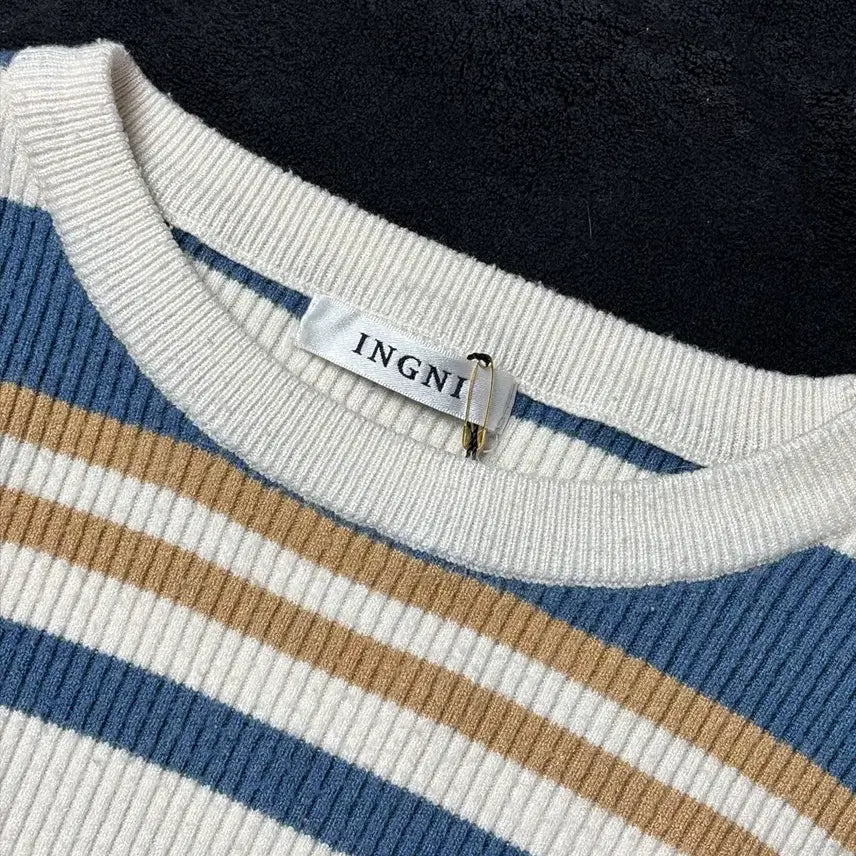 [BUNJANG] INGNI Stripe Long Sleeve T-Shirt / 일본빈티지 INGNI 스트라이프 긴팔티셔츠