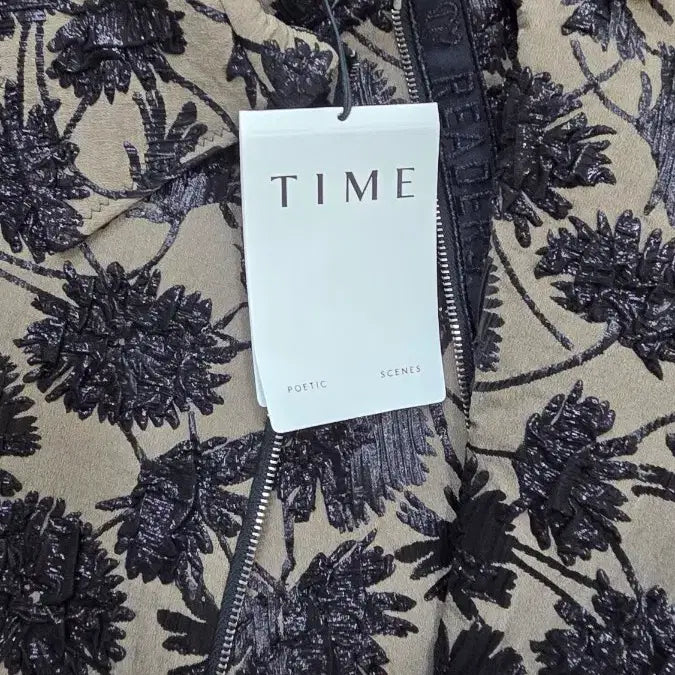 [BUNJANG] Time (Hansem) Embroidered Floral Jacket with Belt / 한섬 타임 자켓