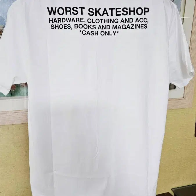 [BUNJANG] WORST SKATESHOP Oversized T-Shirt / WORST SKATESHOP 워스트 스케이트샵