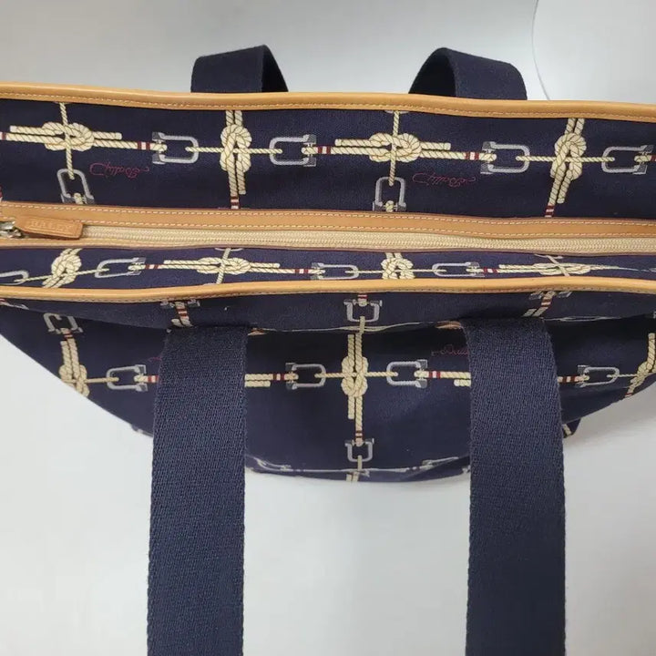 [BUNJANG] Bally Navy Canvas Tote Bag / 발리 토트백 입니다