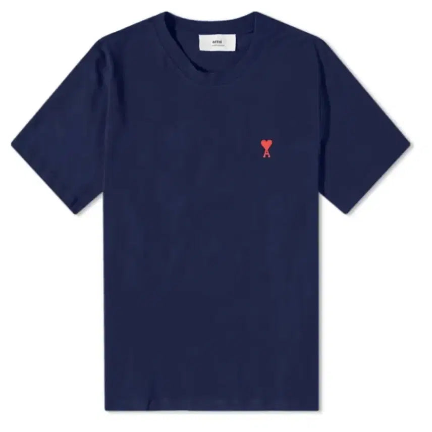 [BUNJANG] AMI Small Logo Unisex T-Shirt / (정품/새상품)아미 스몰로고 남녀공용 반팔티