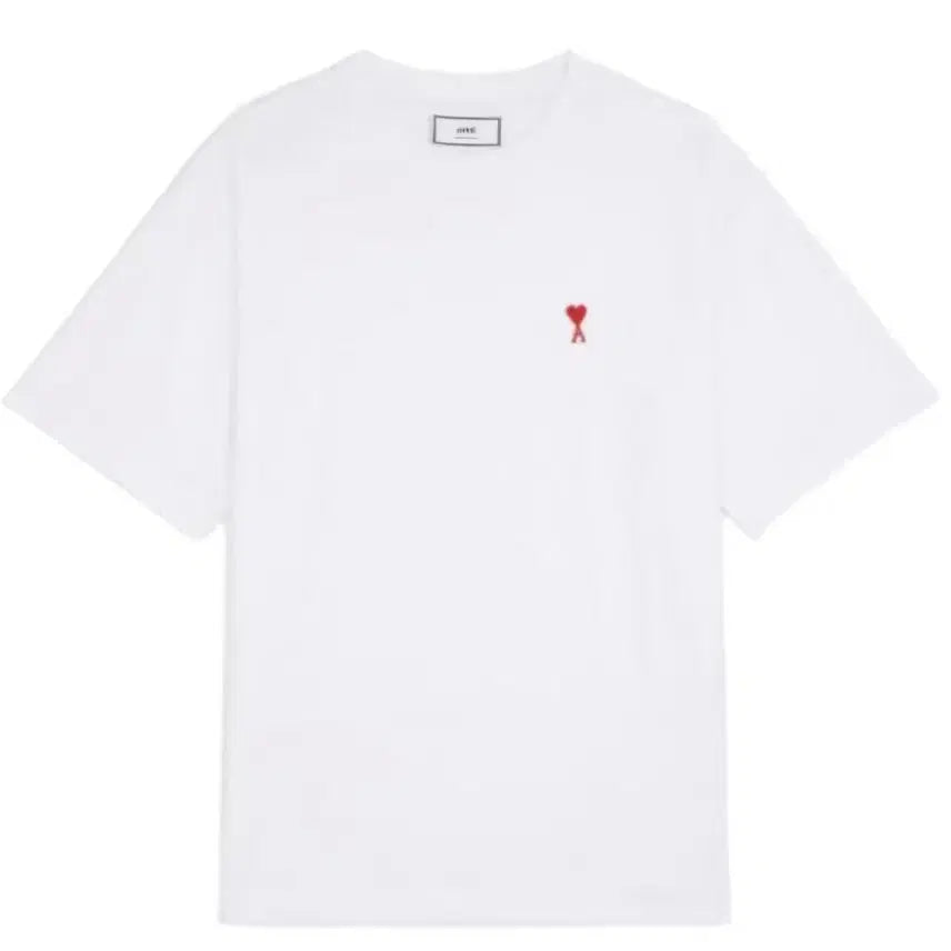 [BUNJANG] AMI Small Logo Unisex T-Shirt / (정품/새상품)아미 스몰로고 남녀공용 반팔티