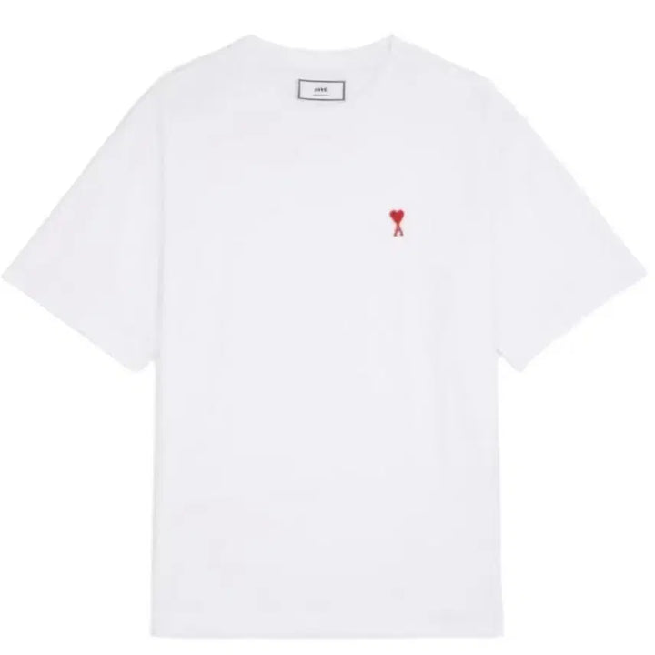 [BUNJANG] AMI Small Logo Unisex T-Shirt / (정품/새상품)아미 스몰로고 남녀공용 반팔티