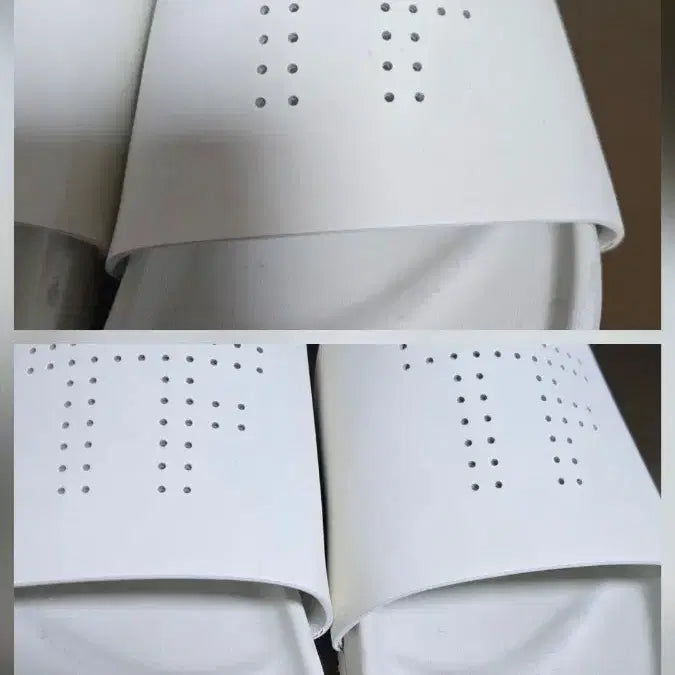 [BUNJANG] Tom Ford TF Punch Logo Leather Slides Size 10 / 톰포드 TF 펀칭로고 슬리퍼 10사이즈.