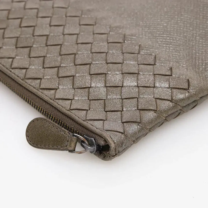[BUNJANG] Bottega Veneta Metallic Gold Clutch Bag / 보테가베네타 클러치백