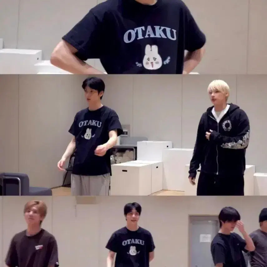 [BUNJANG] TXT Yeonjun Black T-Shirt / 수빈최애의최애오타쿠블랙티셔츠 투바투txt투모로우바이투게더soobin