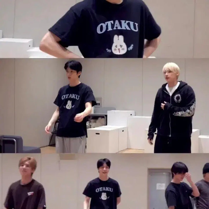 [BUNJANG] TXT Yeonjun Black T-Shirt / 수빈최애의최애오타쿠블랙티셔츠 투바투txt투모로우바이투게더soobin