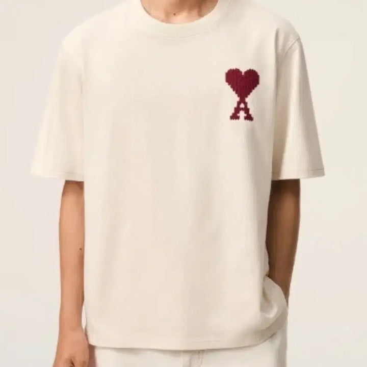 [BUNJANG] Ami Big Logo Unisex Short Sleeve T-Shirt / (정품/새상품)아미 빅로고 남녀공용 반팔티