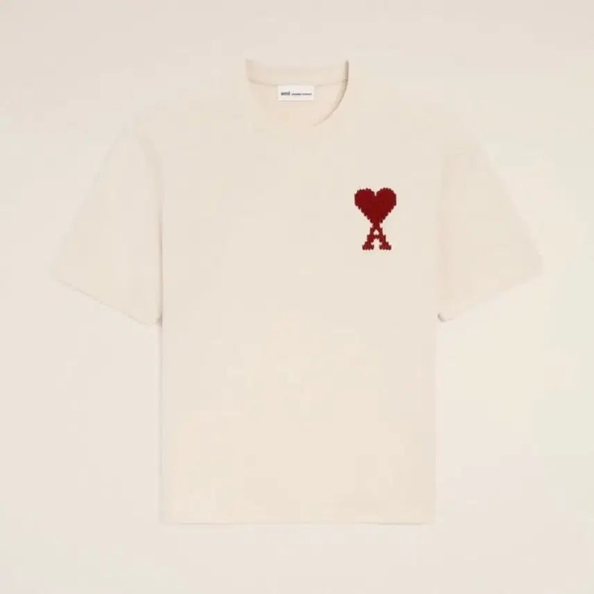 [BUNJANG] Ami Big Logo Unisex Short Sleeve T-Shirt / (정품/새상품)아미 빅로고 남녀공용 반팔티
