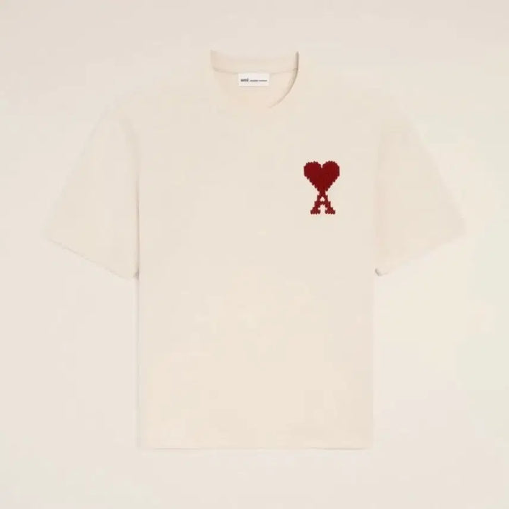 [BUNJANG] Ami Big Logo Unisex Short Sleeve T-Shirt / (정품/새상품)아미 빅로고 남녀공용 반팔티