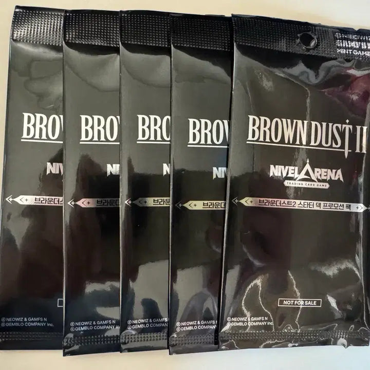 [BUNJANG] Brown Dust 2 Nibel Promo Pack (5ea) / 니벨 브라운더스트2 프로모 5팩